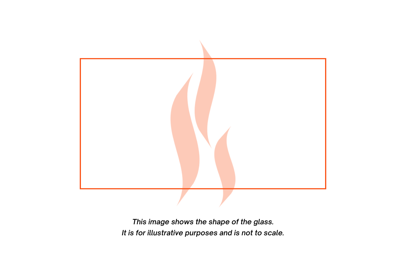 Waterford Trinity (Rectangle) Replacement High Definition Stove Glass Stove Industry Supplies