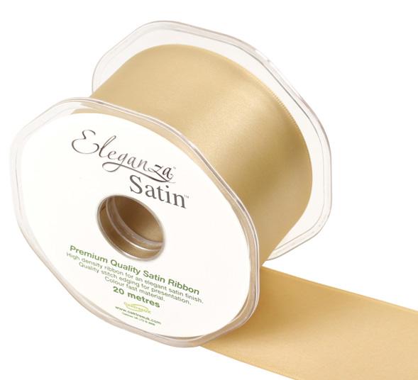 gold satin 50mm ribbon