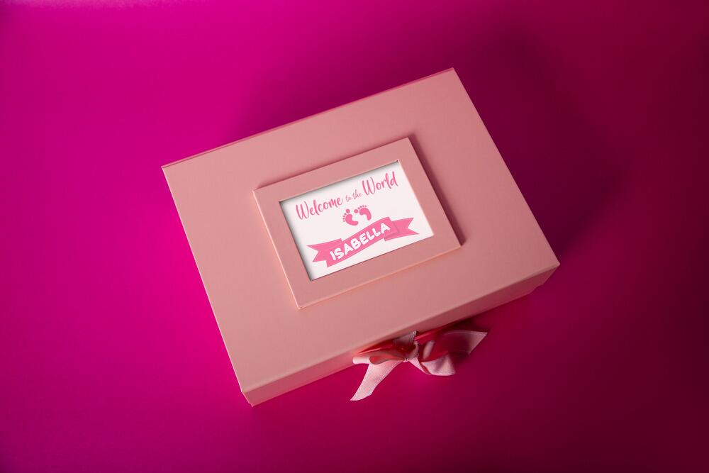 newborn girl gift box