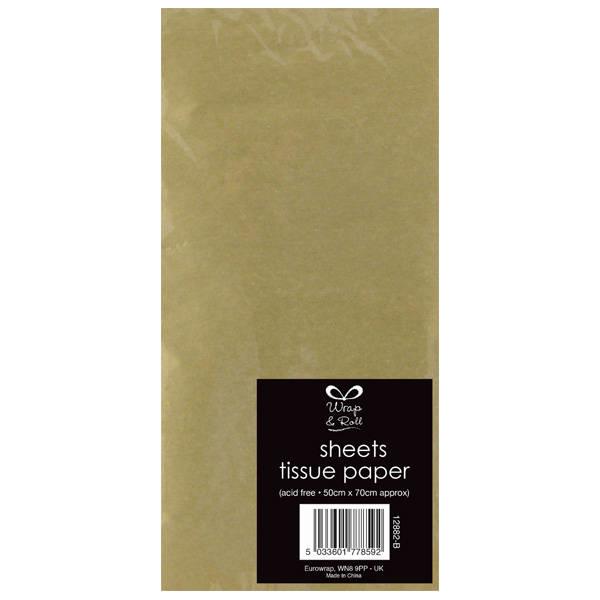 Gold Metallic Tissue Paper