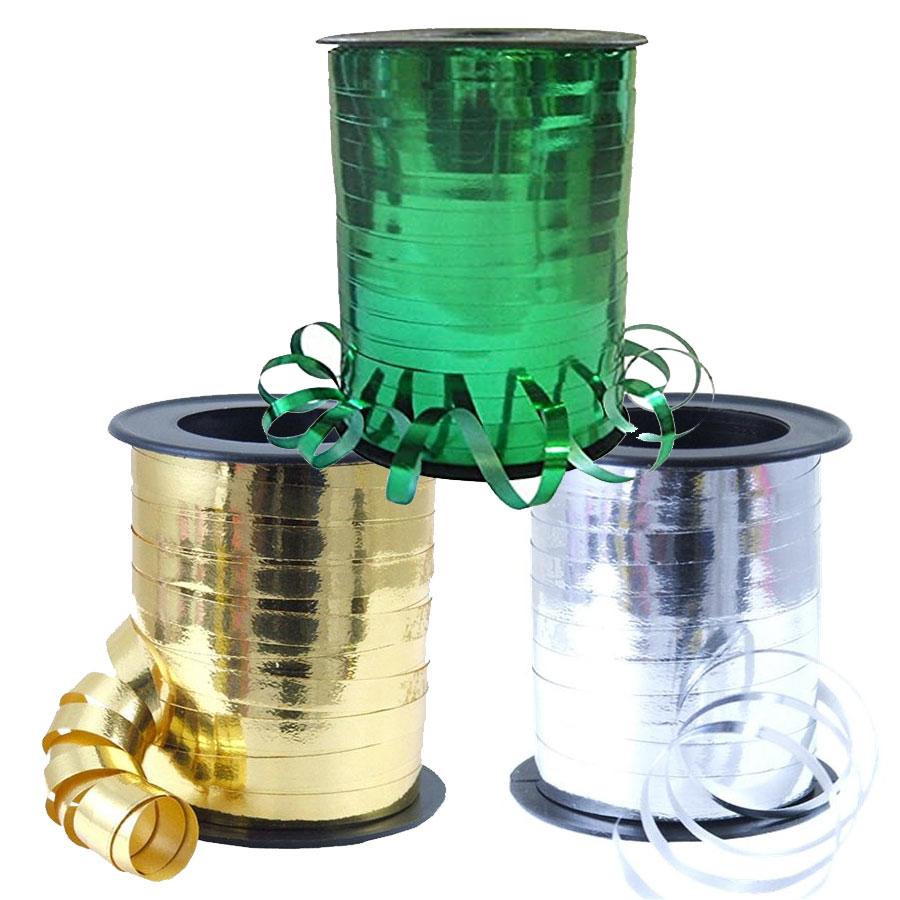 metallic curling ribbon