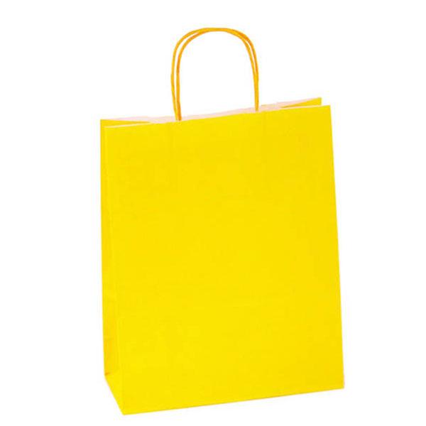 medium yellow carrier bag