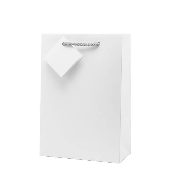 white luxury gift bag