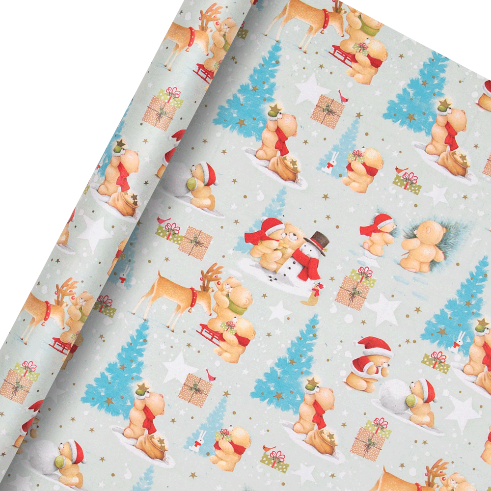 forever friends xmas wrapping paper