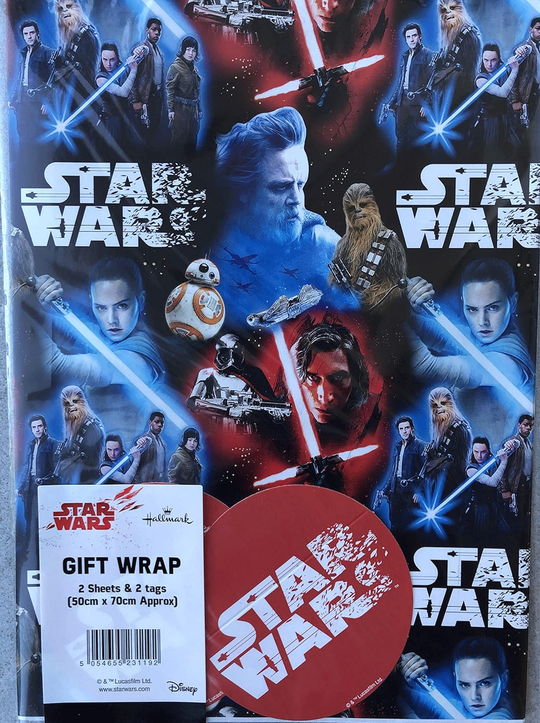 star wars gift wrap