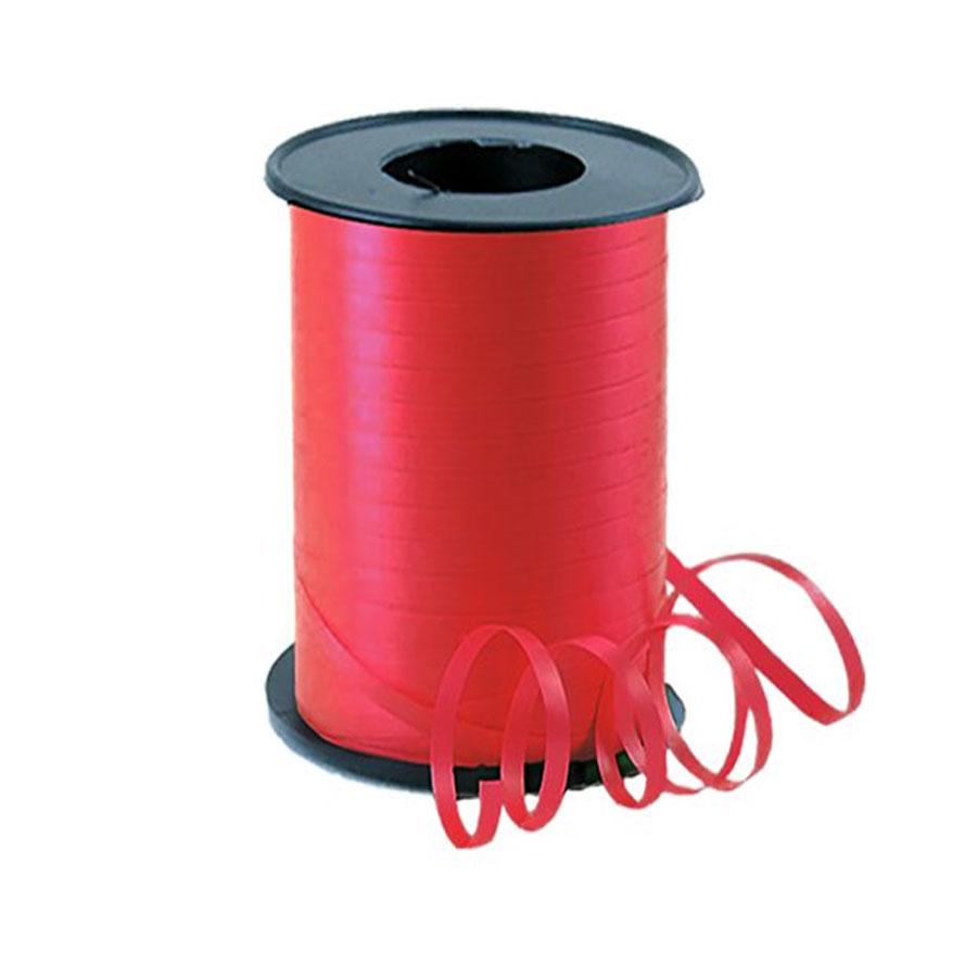 red curling ribbon