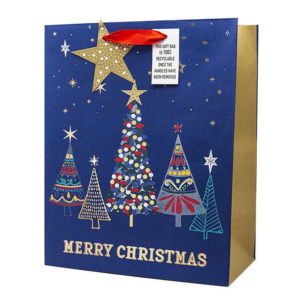 xmas trees gift bag