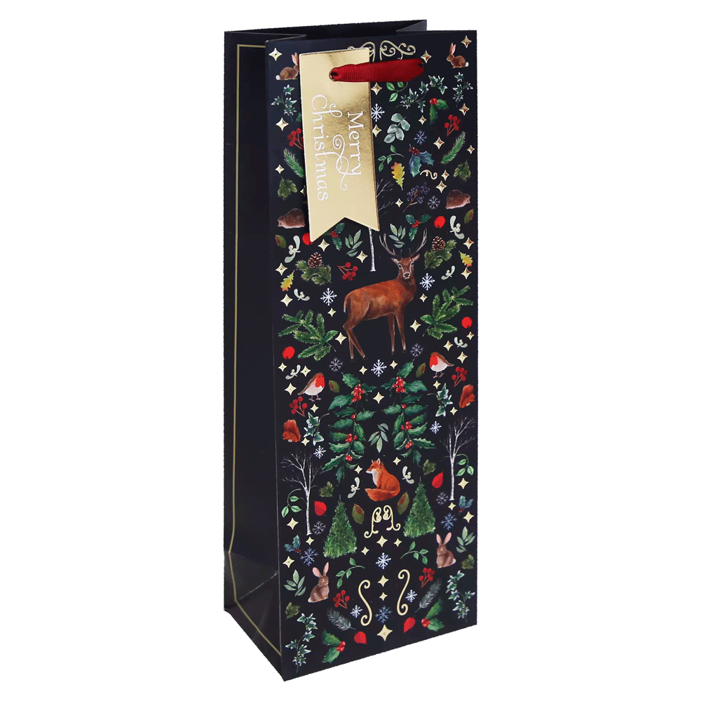 xmas bottle bag