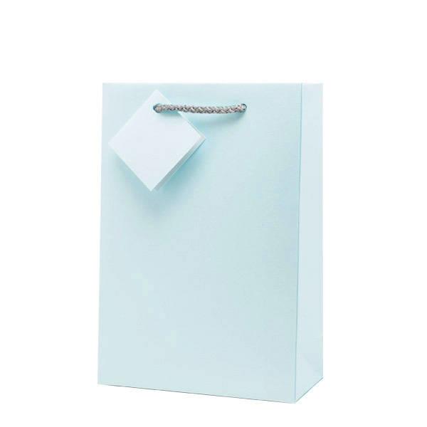 luxury baby blue gift bag