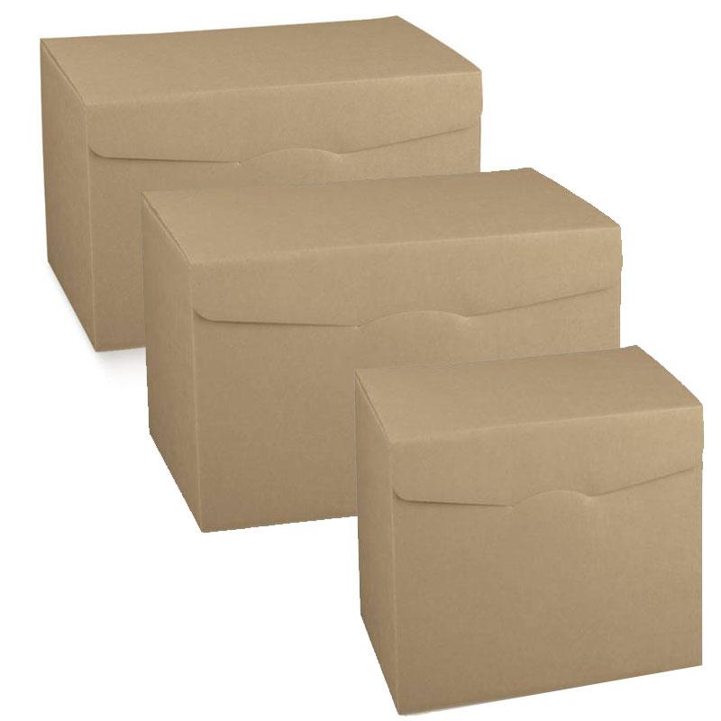 Kraft Hamper Style Gift Boxes