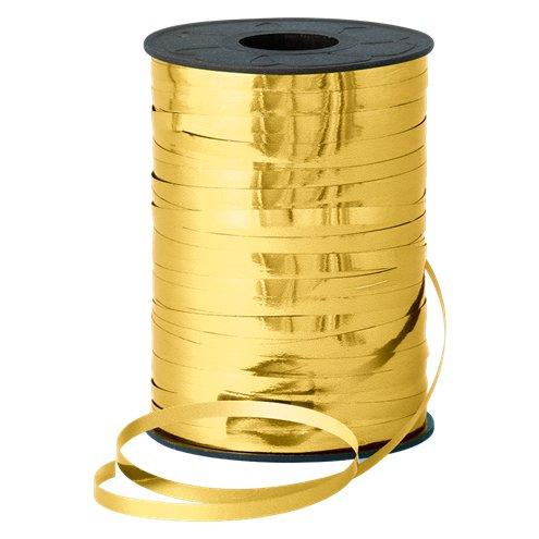 gold metallic curling ribbon
