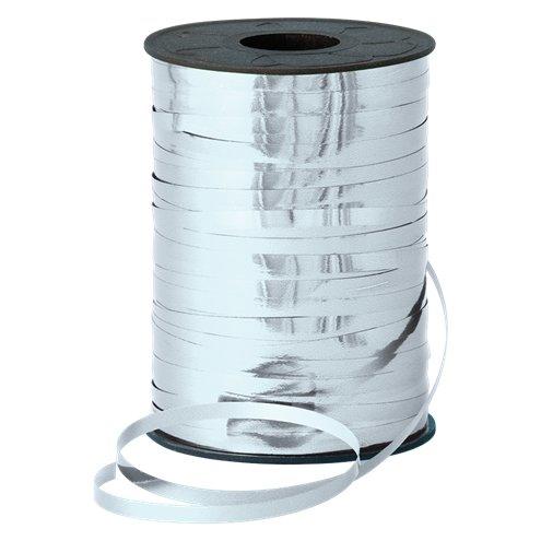 silver metallic curling ribbon
