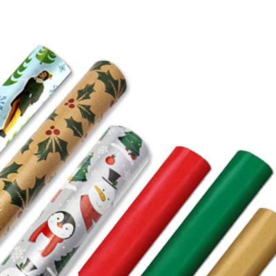 xmas gift wrap paper