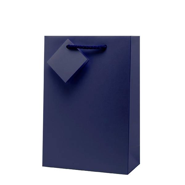 navy blue gift bag