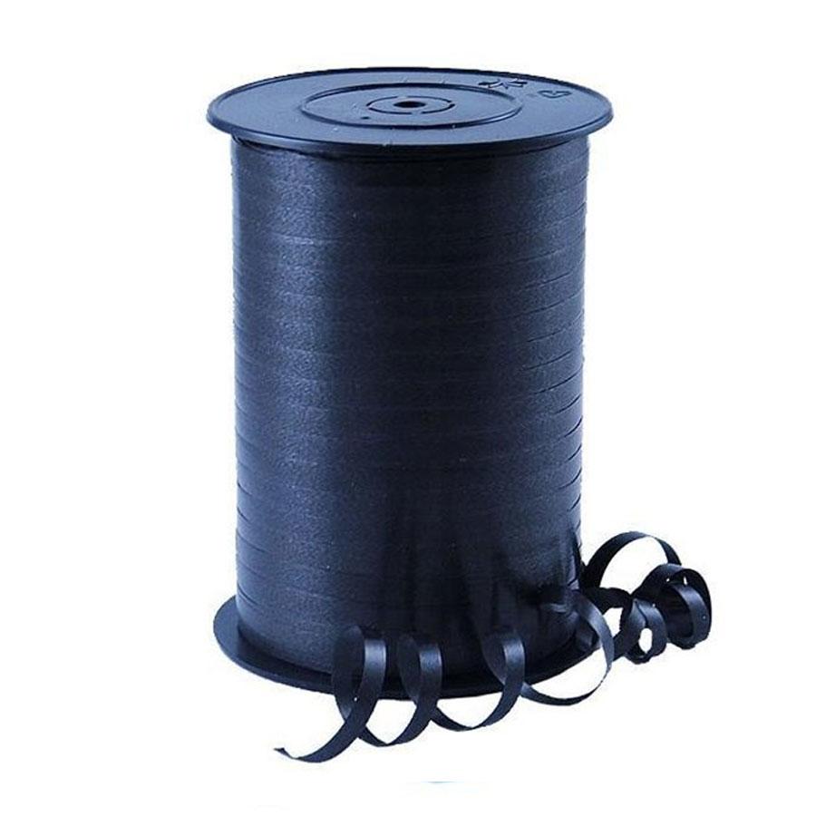 black curling ribbon