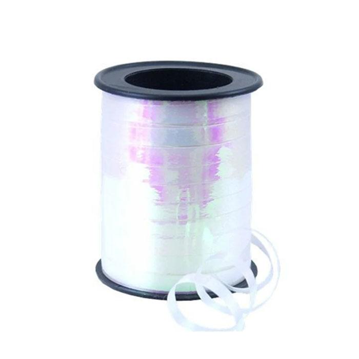 white curling ribbon