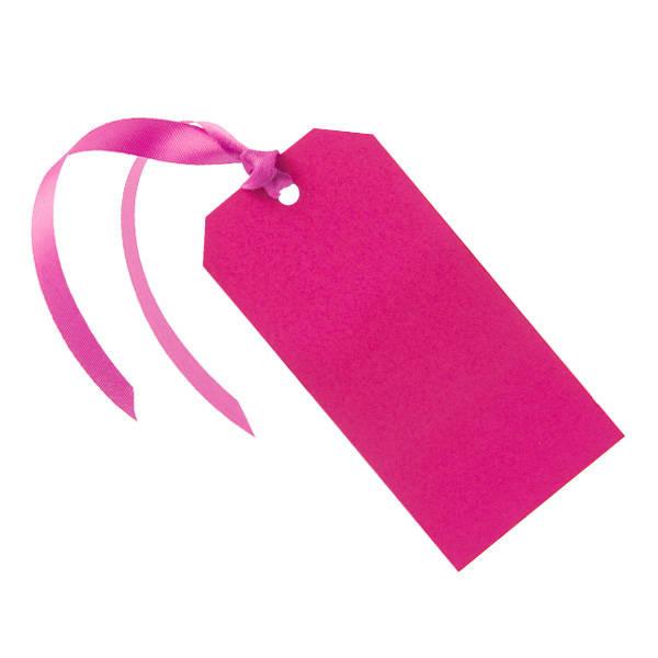 fuchsia gift tag