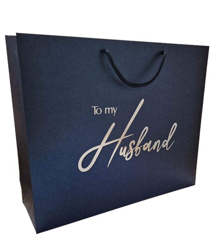 to my husband gift bag