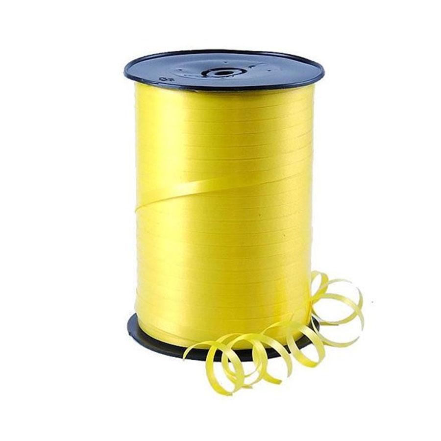 yellow curling ribbon