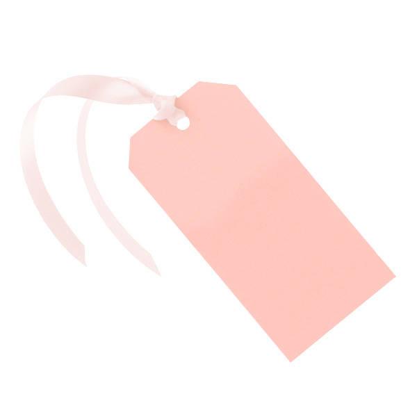 baby pink gift tag