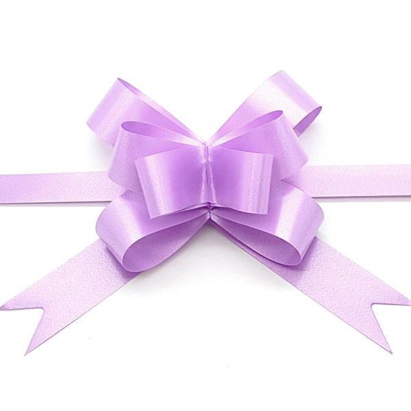 lilac pull bow