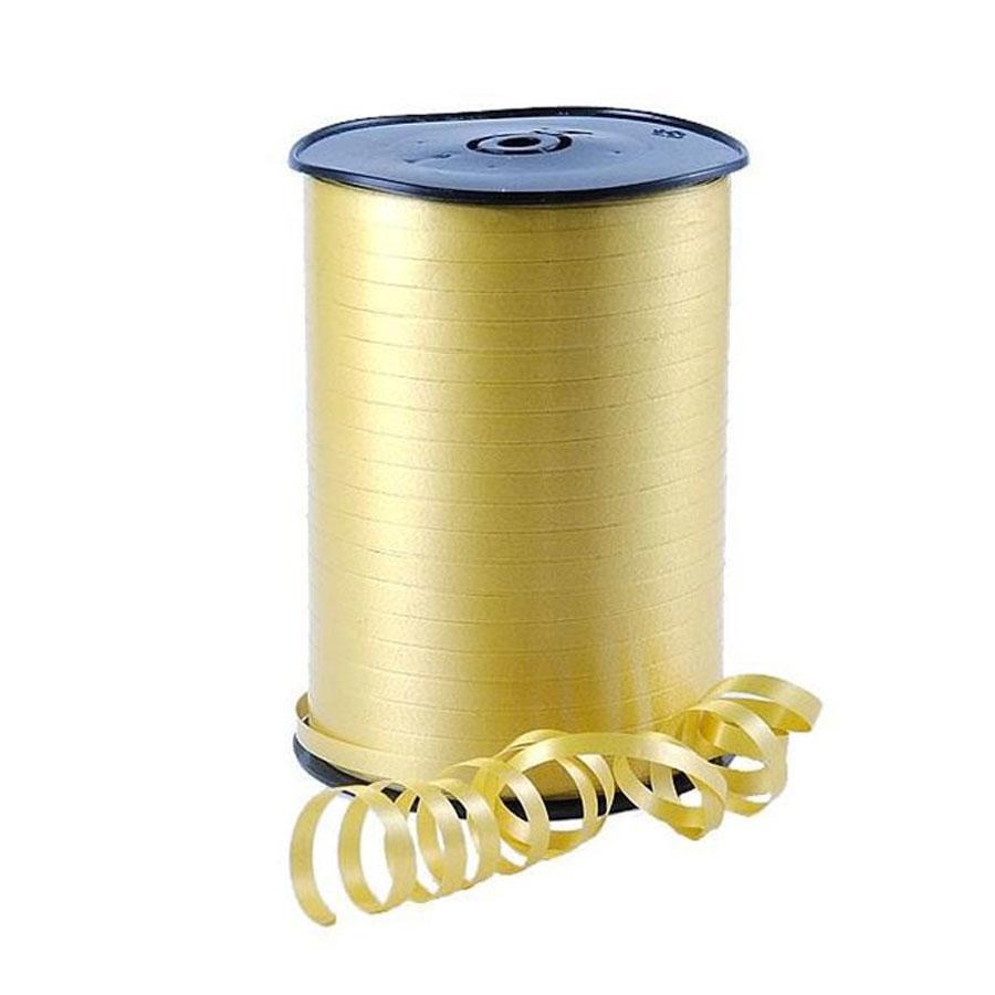 gold curling ribbon