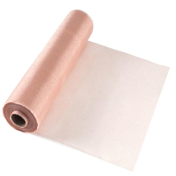 Rose Gold Organza Soft Sheer