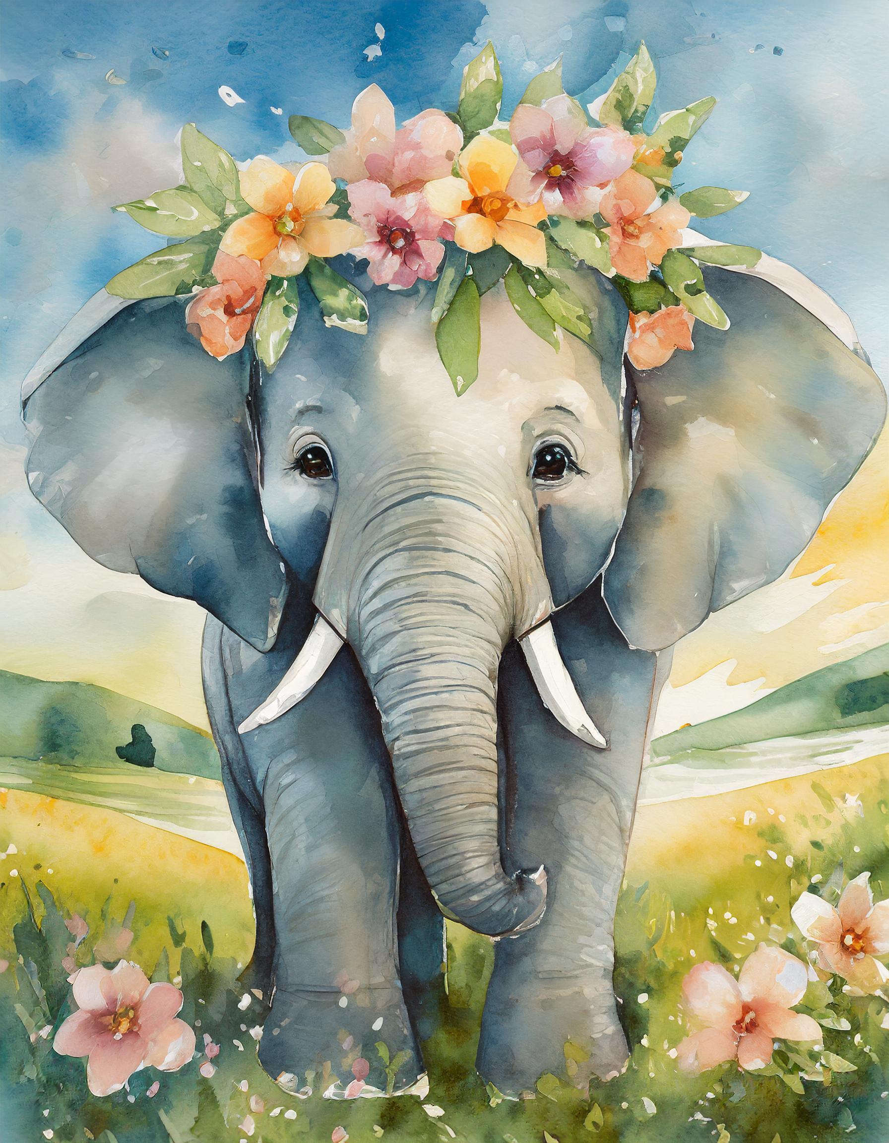 elephant card