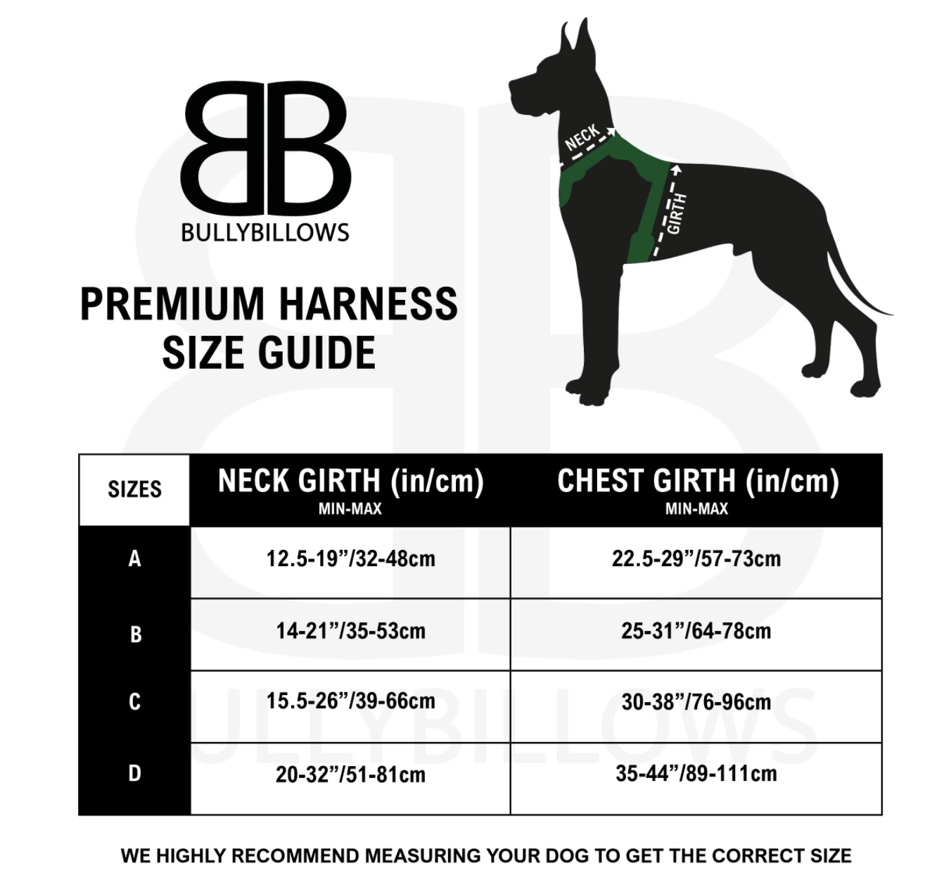 Harness Size