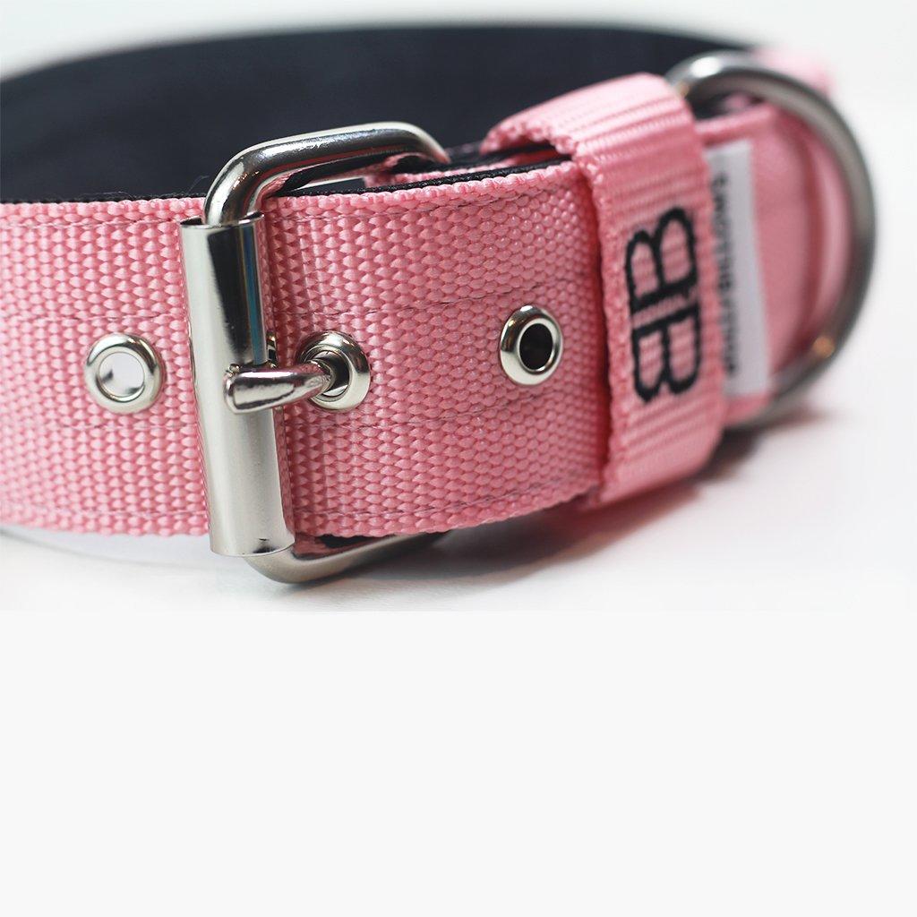 4cm Nylon Collar - Pink