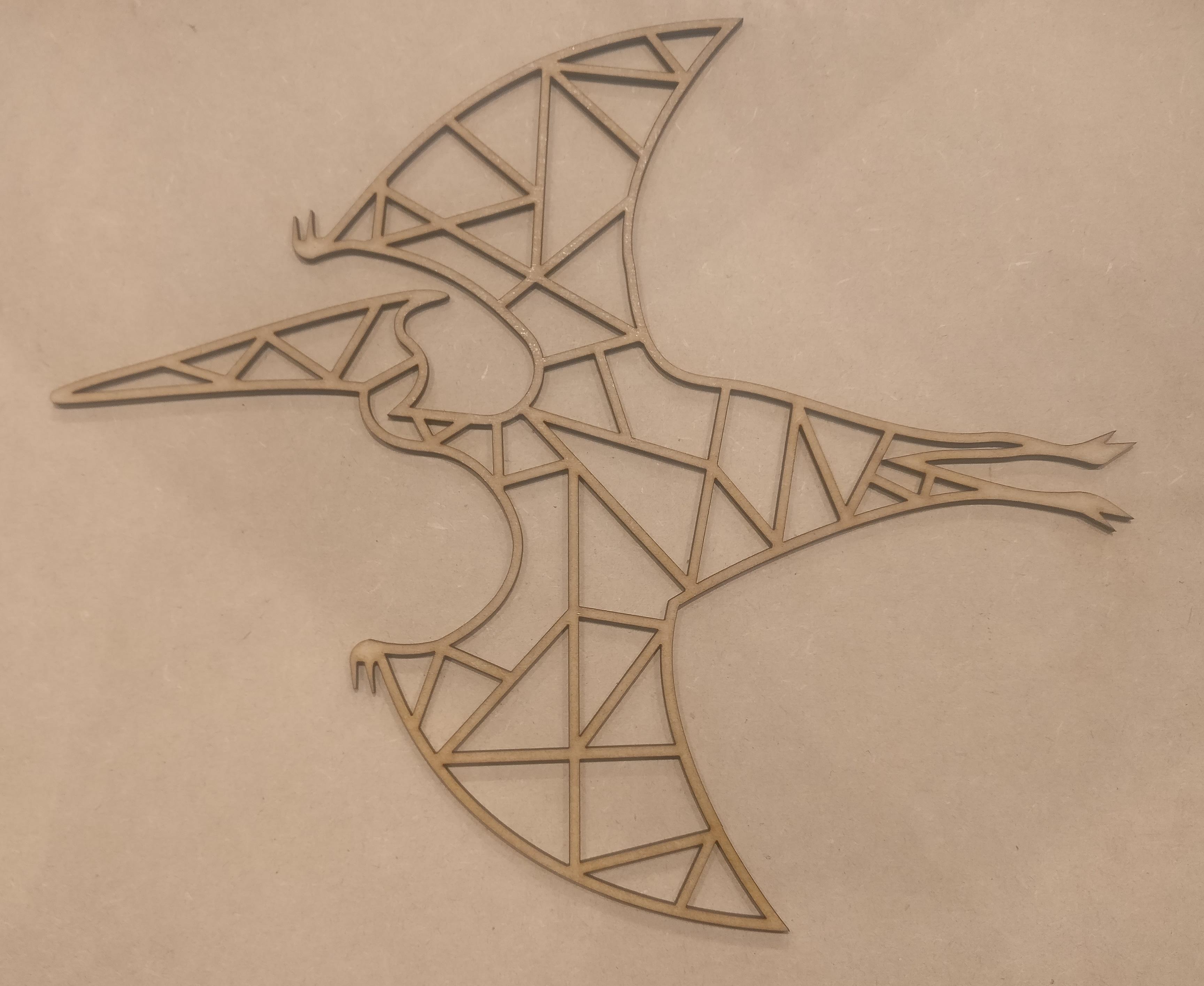 Details about   Wooden MDF Geometric Dinosaurs 