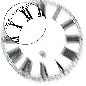 STAINED CARD DIAL SETH THOMAS ROMAN SLIM