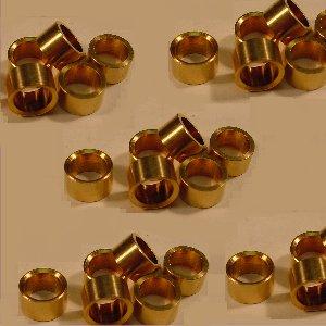 CLOCK BUSHES, BRASS, 100 OF SIZE 58