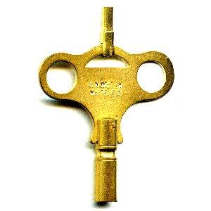 DOUBLE-ENDED WELCH BRASS KEY