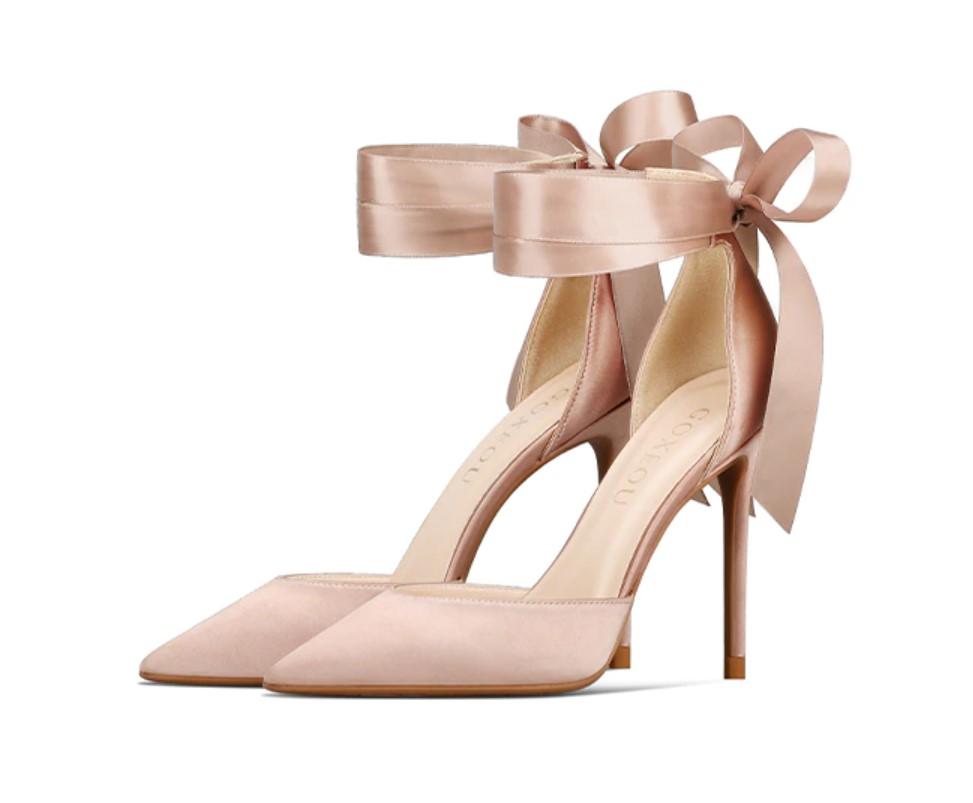Champagne heels cheap store