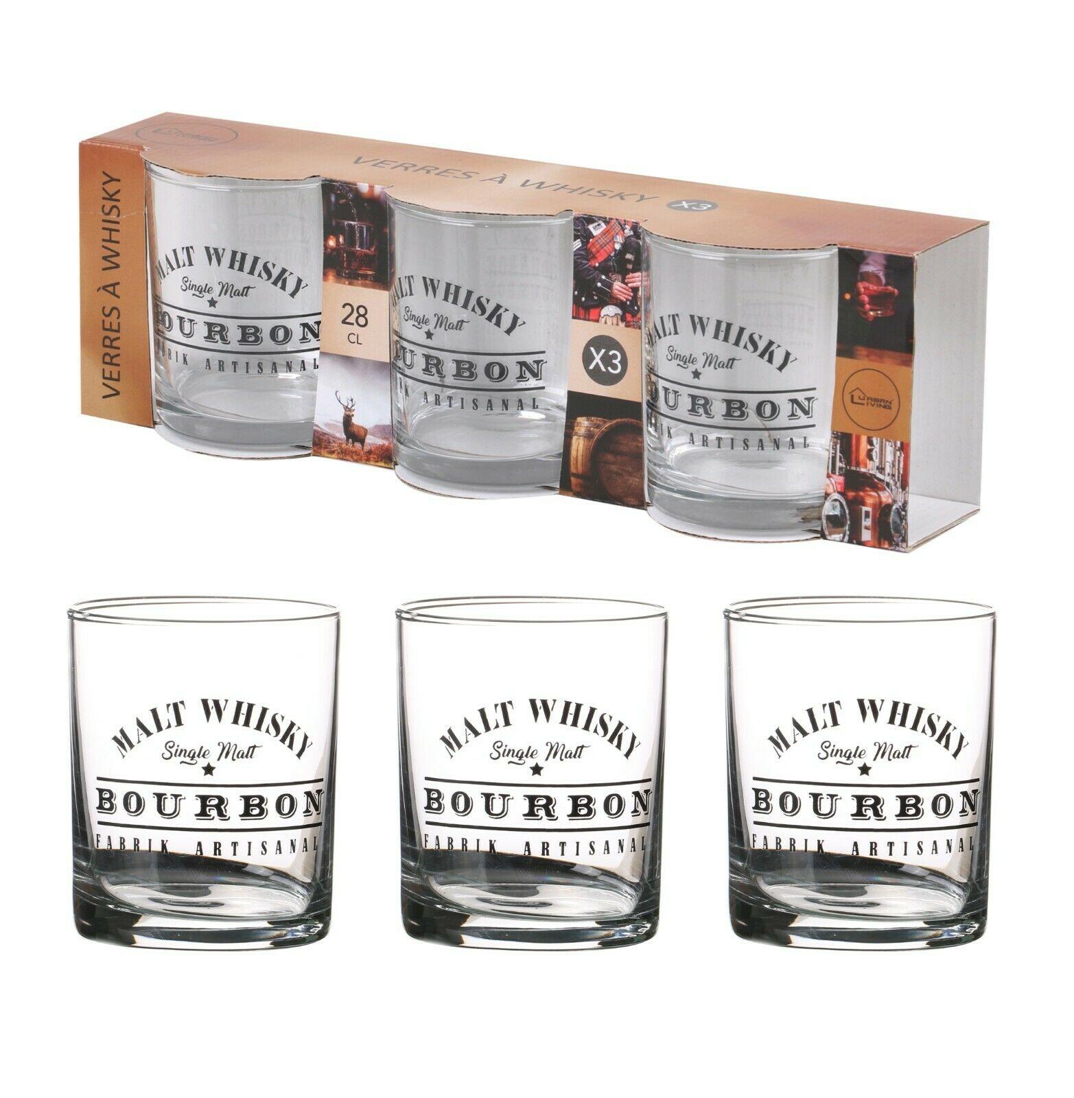 Tilted Crystal Whiskey Glasses Set Of 4 - Old Fashioned Tumblers For Scotch Bourbon