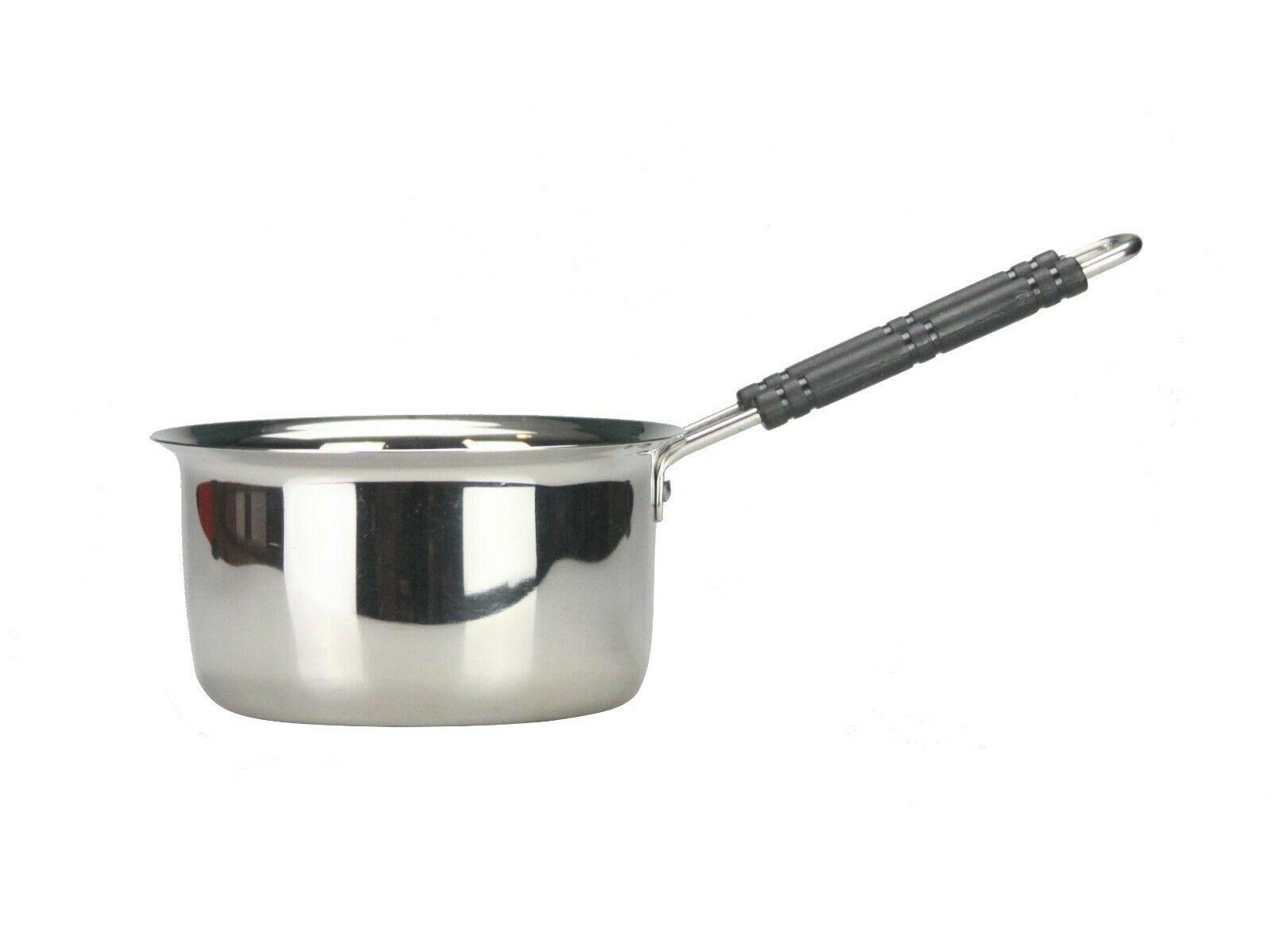 Stainless Steel Curry Biryani Pot Indian Serving Tope Patila Bhagona with  Lid