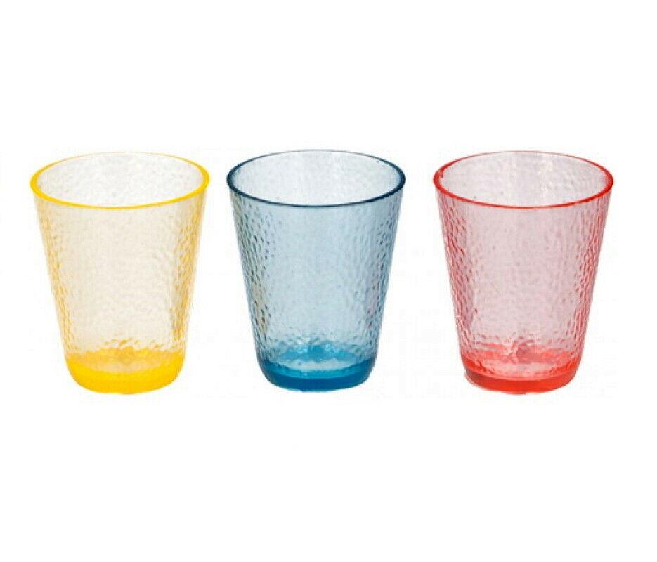 290ml Colored Plastic Cups Tumblers Acrylic Water Drinking Glasses for Kids 