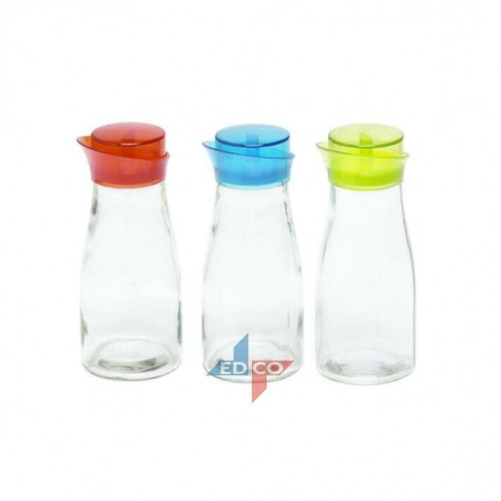 Details about   300ml Lead-Free Glass Bottle Oil and Vinegar Dispenser Pourer Dressing Cruet