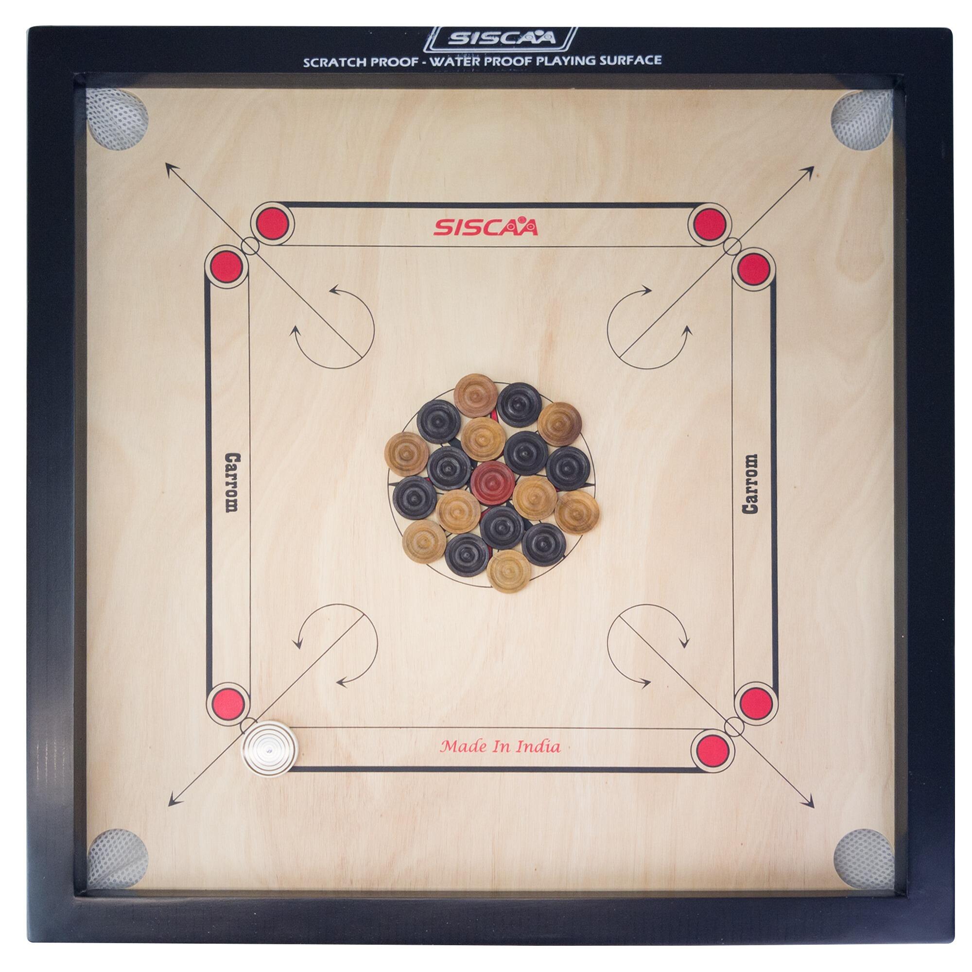 Synco Carrom Striker Platinum Plus, Battente Professionale Con Motivo A Stella, Peso 15 Grammi, Per Tornei Di Carrom, Modello 2931