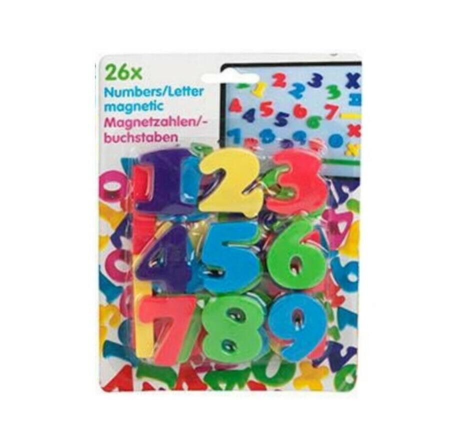 MAGNETIC LETTERS OR NUMBERS FRIDGE MAGNETS LEARNING & TEACHING KIDS Educational 