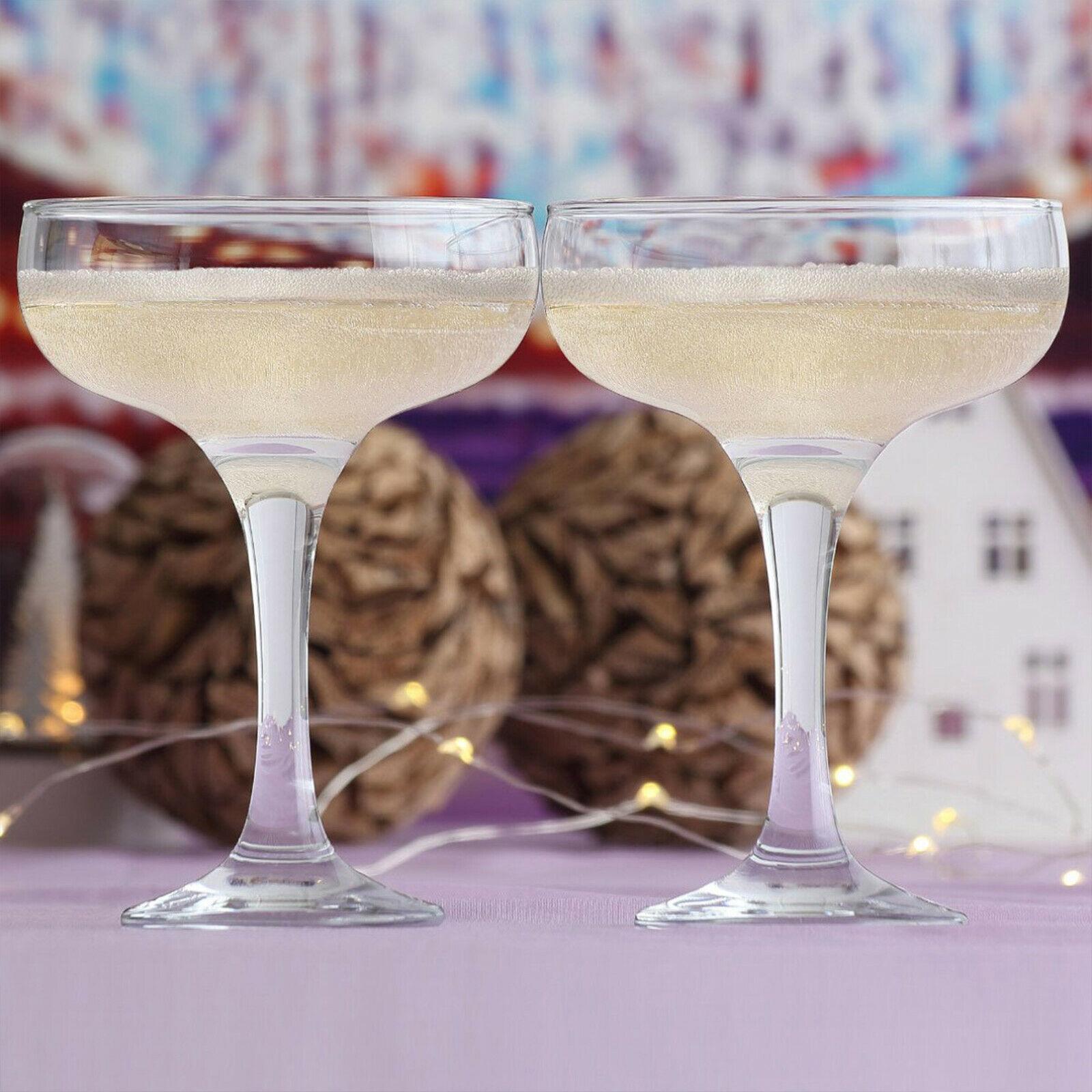 Martini Glasses Champagne Coupe Saucer Cocktail Margarita Drinking Set ...