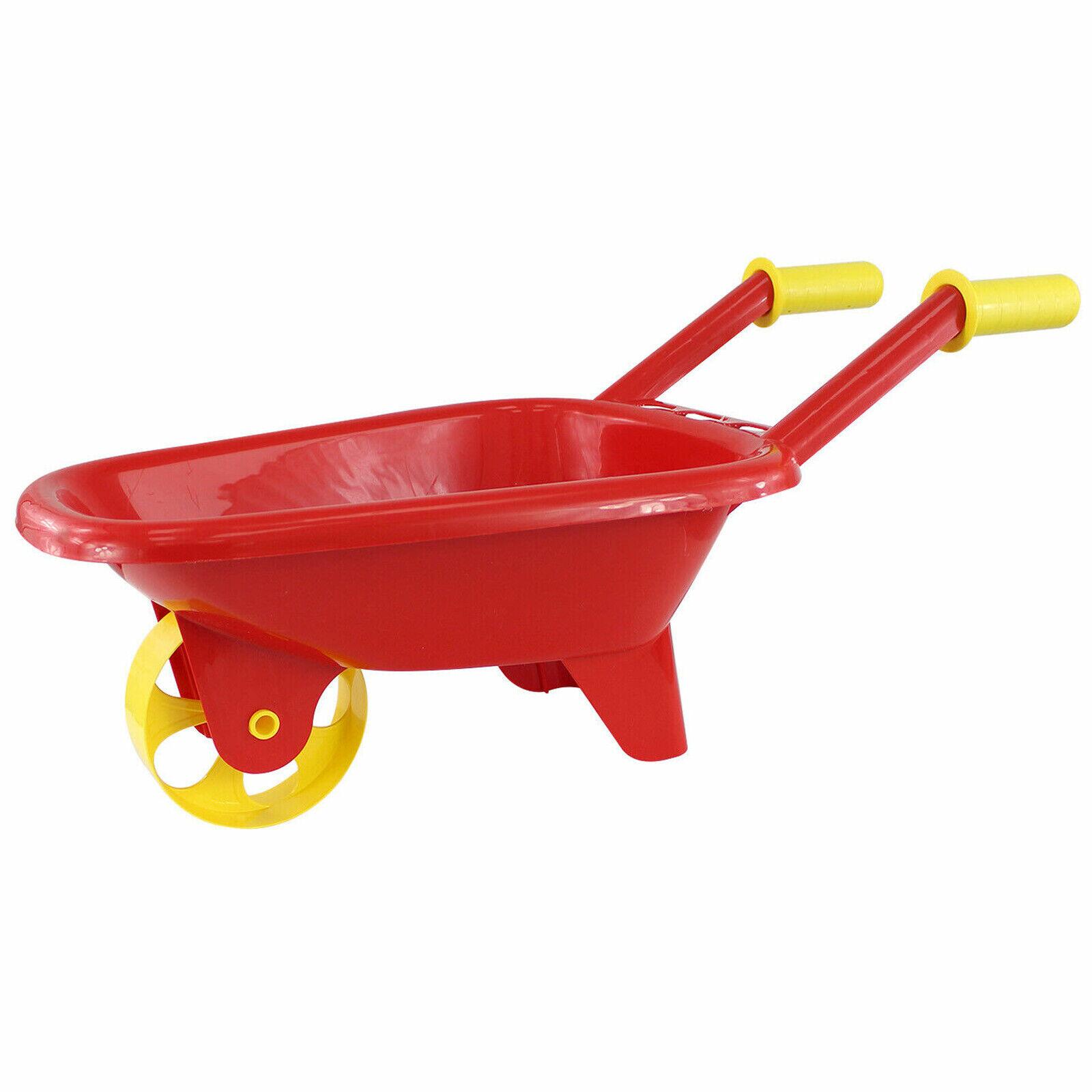 Kids Wheelbarrow Plastic Garden Indoor Outdoor Gardening Tool Play