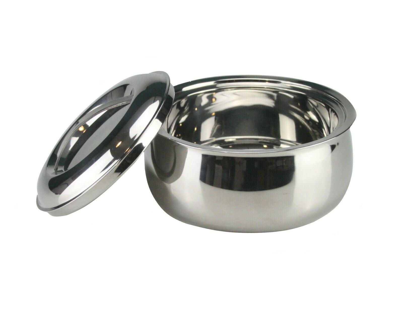 Stainless Steel Hot Pot Insulated Food Warmer Storage Casserole Dish ...