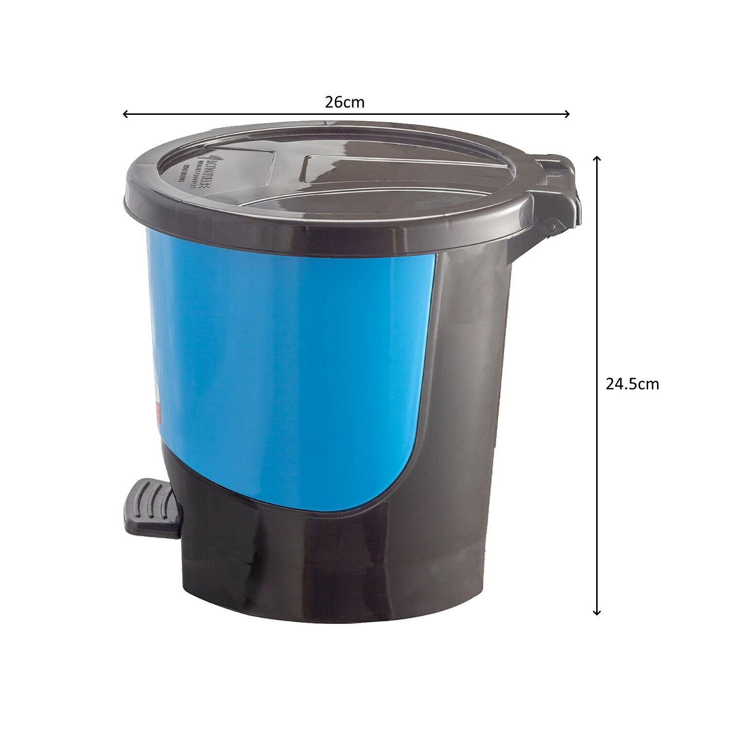 5-litre-round-pedal-bin-mini-5l-plastic-small-bathroom-kitchen-waste