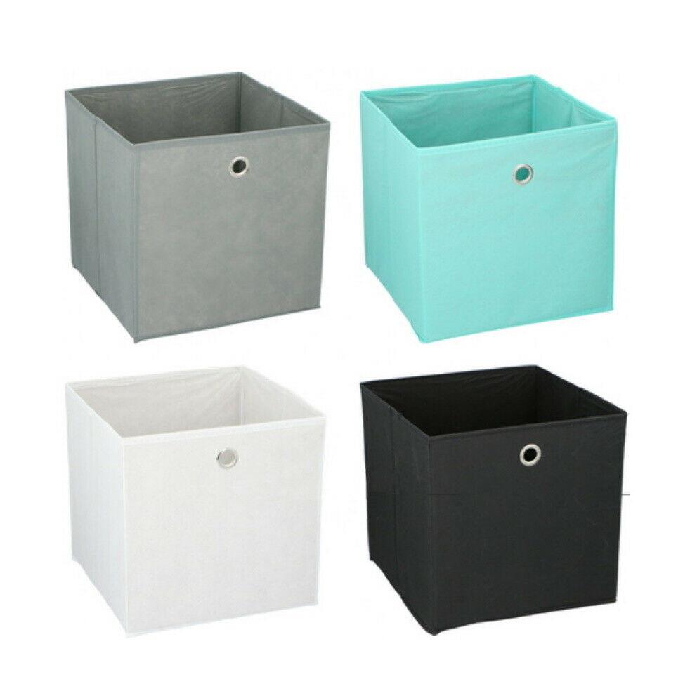 Cube Non-Woven Folding Storage Box With Handle Fabric Storage For Toys  Clothes Storage Bins Home Closet Office Nursery Organizer