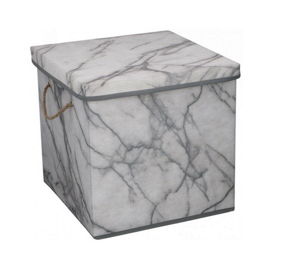 Foldable Storage Boxes Cube With Lid Collapsible Folding Organiser ...