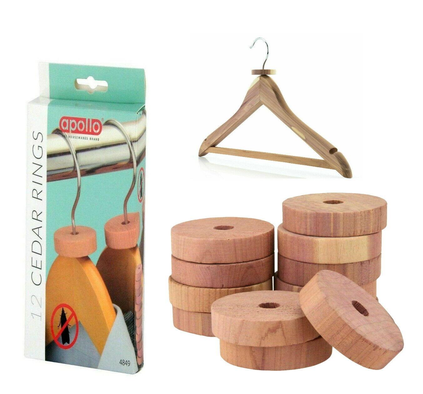 Cedar Wood Natural Moth & Odour Balls Hanging Clothes Insect Deterrent  Repellent