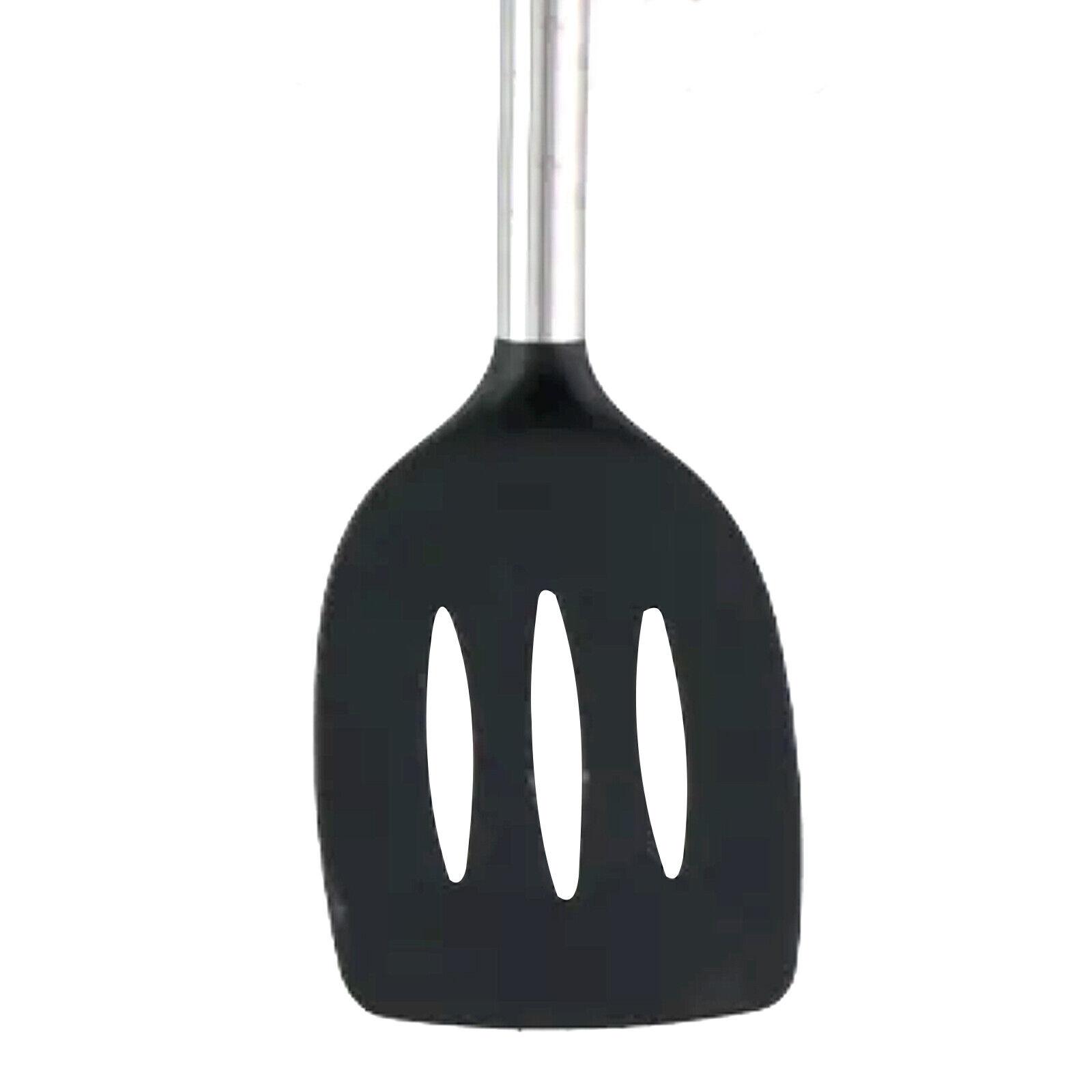 OXO Good Grips 12 High Heat Black Silicone Flexible Pancake Spatula /  Turner 1071533