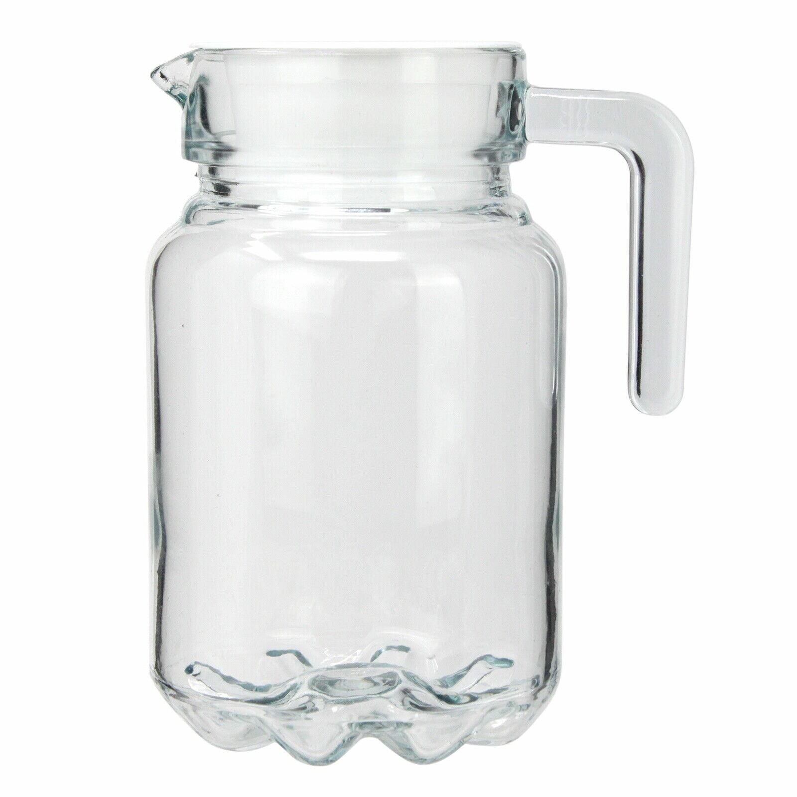 1Pc Fridge Pitcher – 1.1L Glass Water Fridge Pitcher with Lid